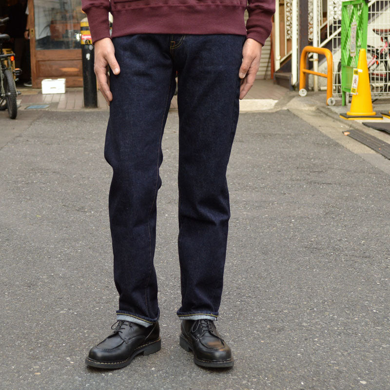 Black Friday!! 30%OFF!! stitch "SJ101" 14oz Selvedge Denim Straight