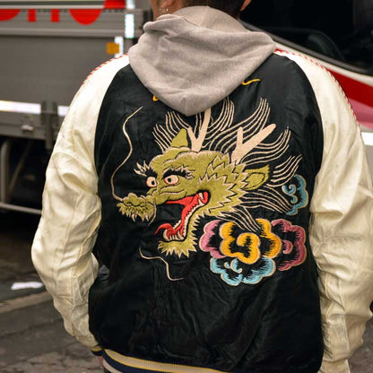 TAILOR TOYO "TT15273-119" “DRAGON HEAD” × “JAPAN MAP”  SOUVENIR JACKET