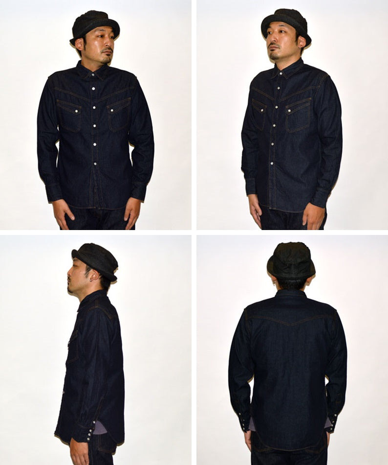 TCB jeans "Ranchman Shirt Denim" Denim Western Shirt