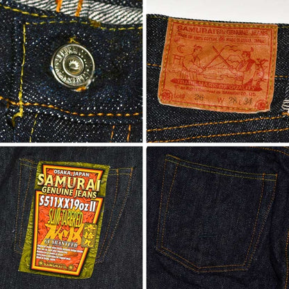 SAMURAI JEANS "S511XX19oz2" 19oz Denim SLIM TAPERED