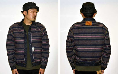 SUGAR CANE "SC15210" 14.25oz. DENIM BLANKET LINED JACKET