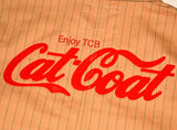 TCB jeans "Tabby's Coat Brown Soda Stripe" 10oz Herringbone Shop Coat