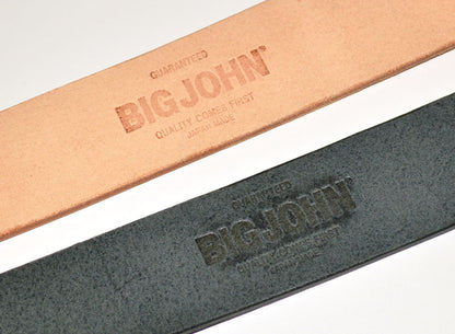 BIG JOHN "VBLT03" HIMEJI LEATHER ORIGINAL BELT (4mm)