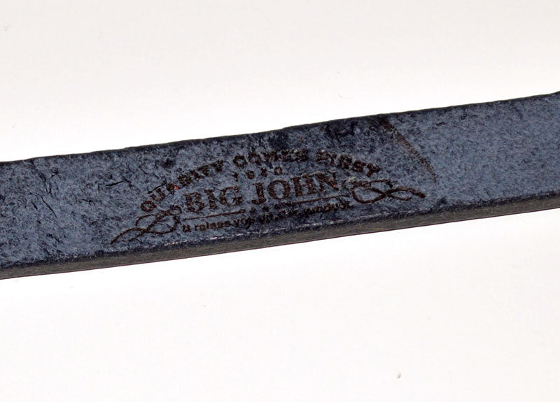 BIG JOHN "VBLT04-ID" HIMEJI LEATHER ORIGINAL INDIGO NARROW BELT (5mm)