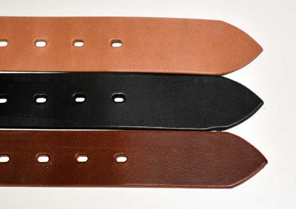 BIG JOHN "VBLT05" HIMEJI OILED LEATHER BELT (4mm)